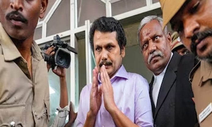 Jailed Tamil Nadu minister Senthil Balaji resigns
