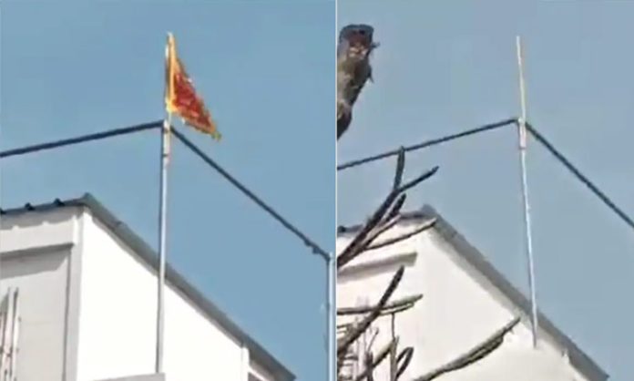 Kamal Nath Takes Down Jai Shri Ram Flag