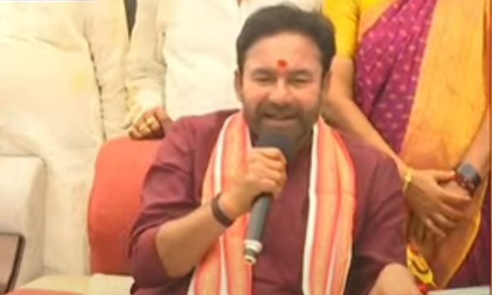 Kishan reddy visit medaram jatara