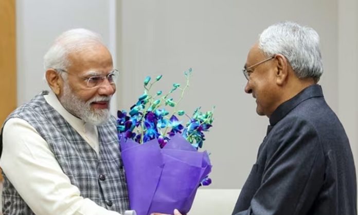Nitish Kumar meets PM Modi