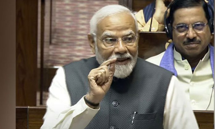 PM Modi's kala teeka