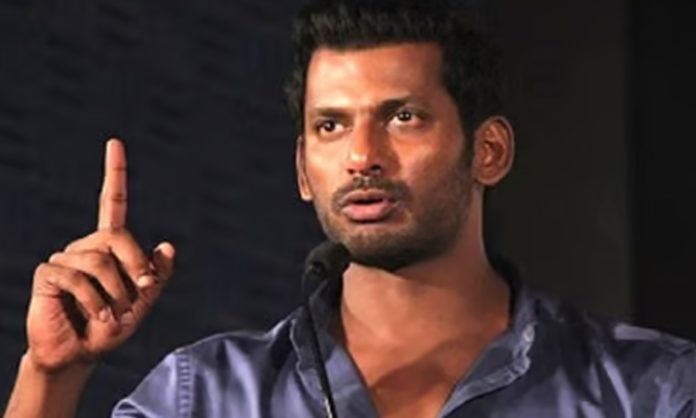 Hero vishal entry into political