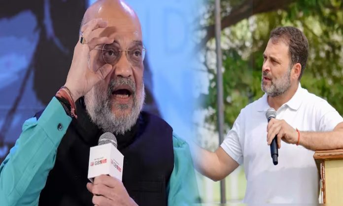 Amit Shah counter to Rahul Gandhi over PM Modi Caste