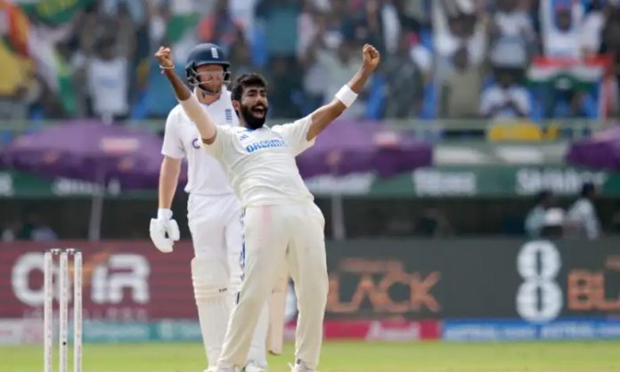 Bumrah number one rank in Test