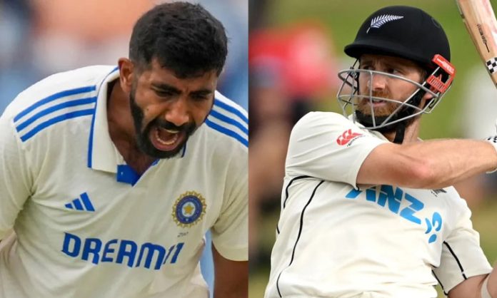 Bumrah and williamson top rank in Test