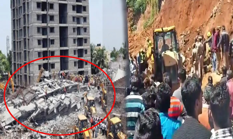 Under Construction Building Collapsed in Ooty