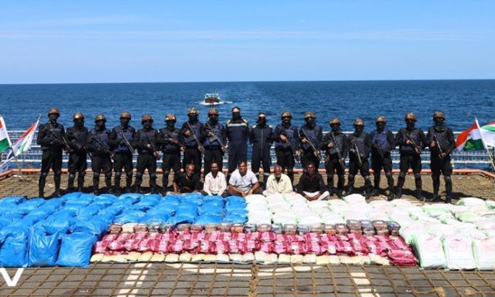 3300 kg of drugs seized in Gujarat coast