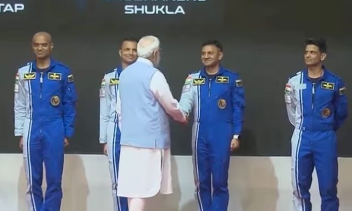 PM Modi revealed names of Gaganyaan Astronauts