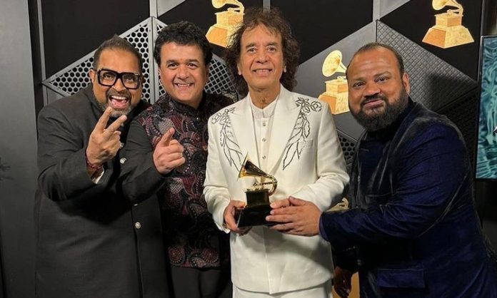 Grammy Award for Shankar Mahadevan and Zakir Hussain