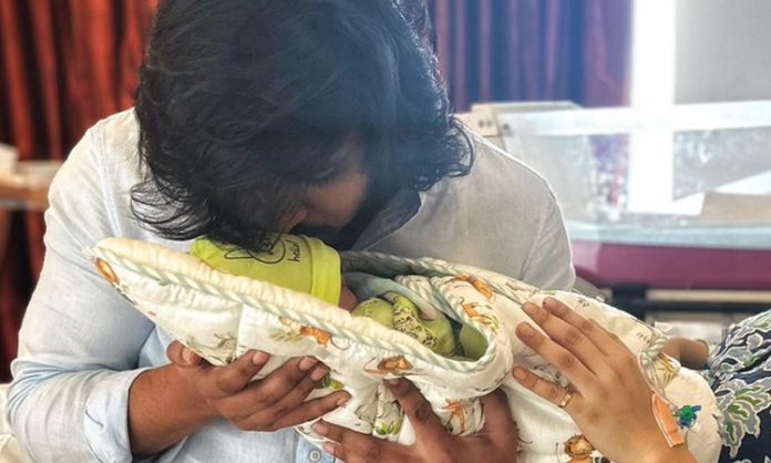 Actor Nikhil wife Pallavi blessed with baby boy