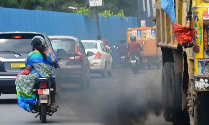More pollution in Hyderabad