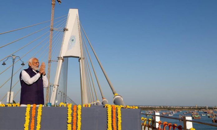 Sudharshan setu inaugurated by PM Modi