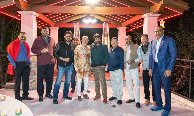 Megastar and Victory Venkatesh in America