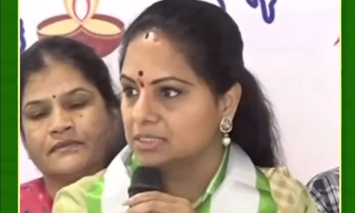 BRS MLC Kavitha said injustice is being done to women in reservations