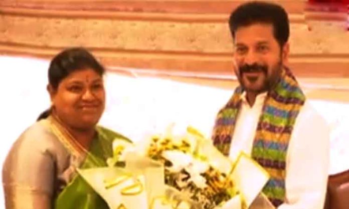 BJP State Secretary Bangaru Shruti met CM Revanth Reddy