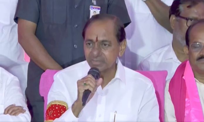 KCR Slams Congress Govt