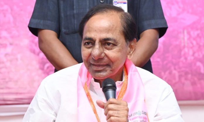 KCR Meeting with BRS Leaders at Telangana Bhavan