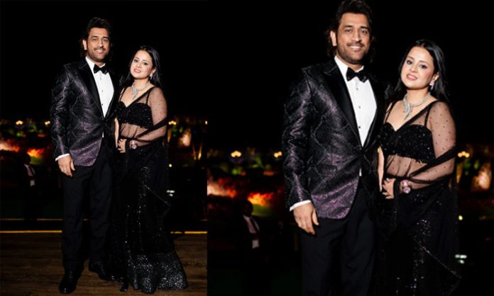 Dhoni and Sakshi Singh Look Picture Perfect in Black