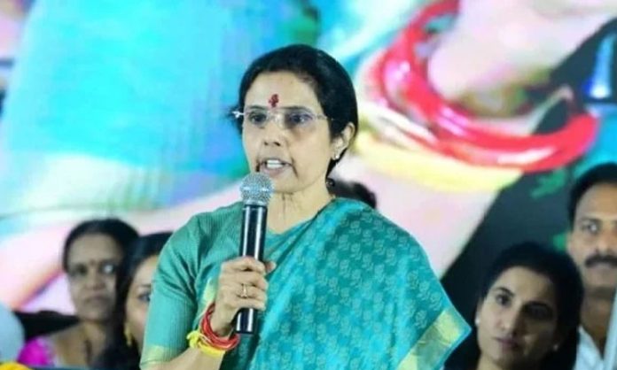 Nara Bhuvaneswari criticizes YSRCP govt