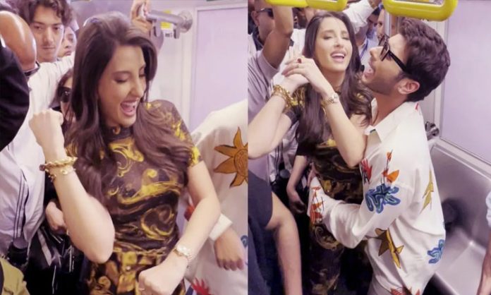 Nora Fatehi turns Mumbai metro into dance floor