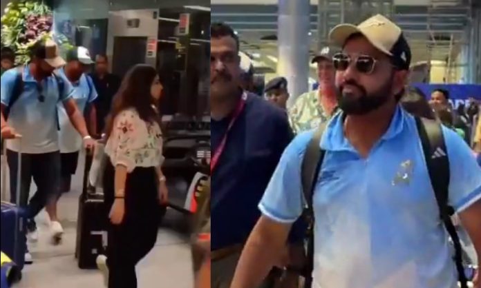 Rohit Sharma reached to Hyderabad