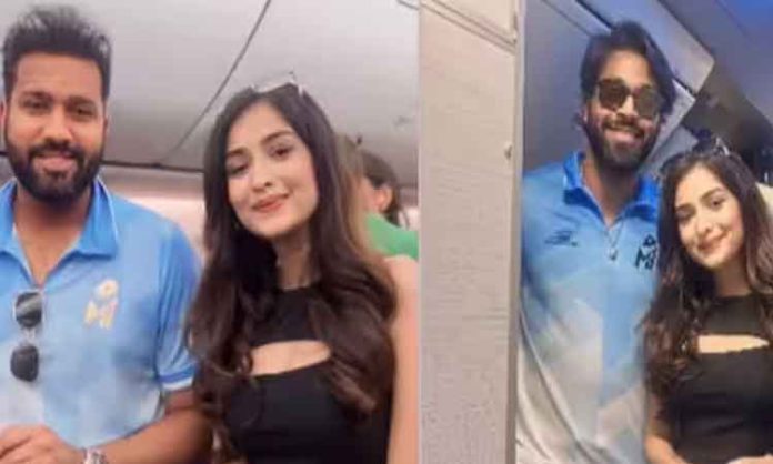 Next to Rohit and Hardik Pandya... who is the cutie?