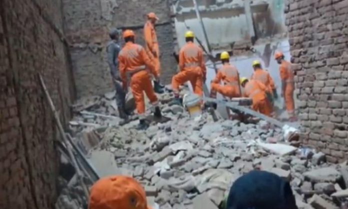 Two killed in building collapsed