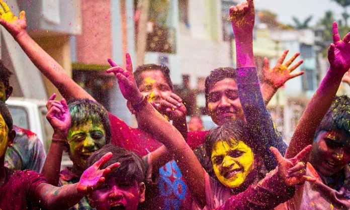 Skin Allergy caused Holi Colors