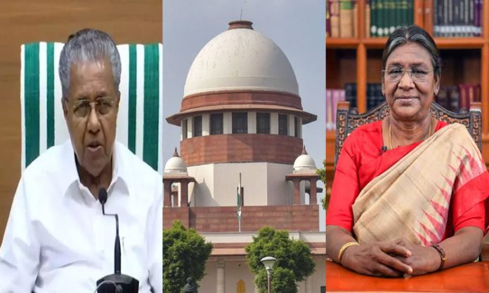 Kerala Govt moves SC over President holding assent its Bills