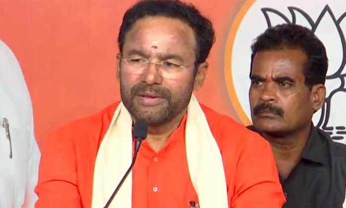 Kishan Reddy Unveil Modi's Guarantee for Development India poster