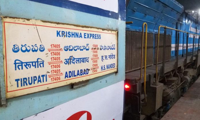 Miss accident for Krishna Express