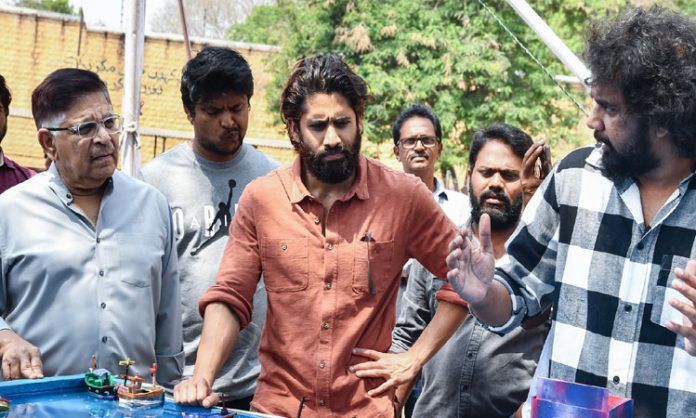 Tandel shooting in Hyderabad