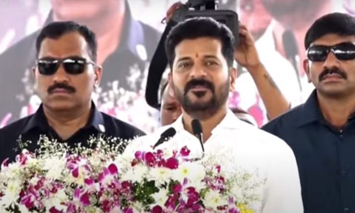 Revanth reddy inaugaration Indiramma houses