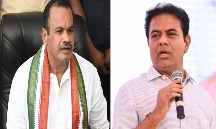 Komatireddy Venkat Reddy Challenge to KTR