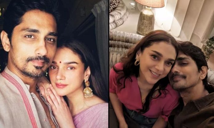 Actor Siddharth and Aditi Rao Hydari get engaged