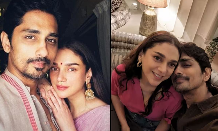 Actor Siddharth and Aditi Rao Hydari get engaged