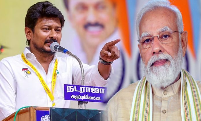 Udhayanidhi Stalin Slams PM Modi