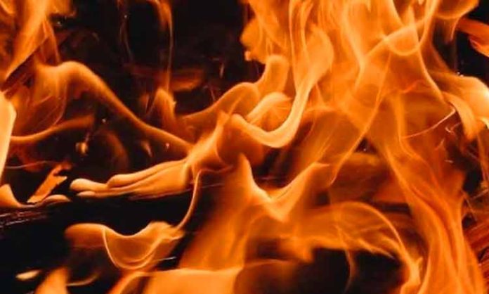 Fire accident in Manikonda