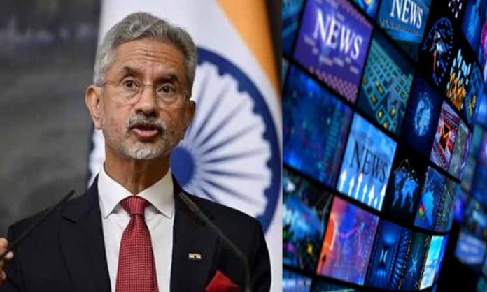 Jai Shankar counter to western media
