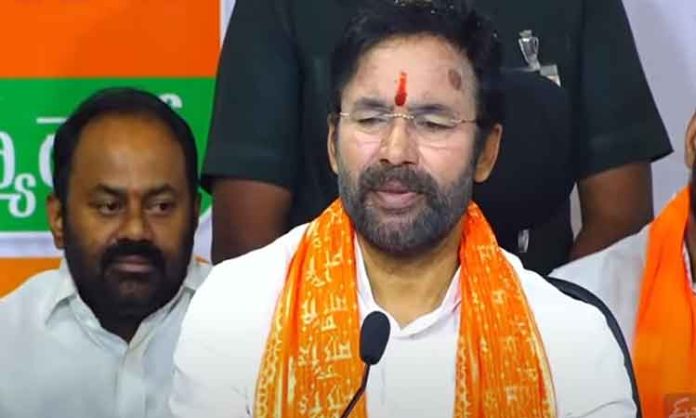 Vote for BJP: Kishan Reddy