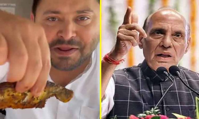 Rajnath Singh slams Tejashwi Yadav