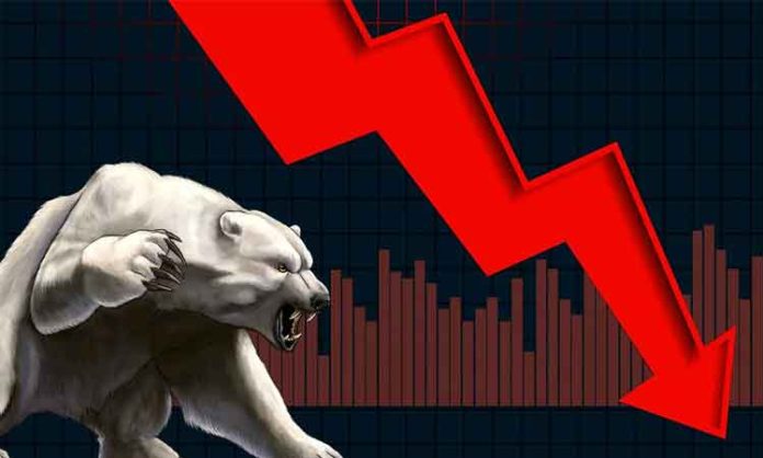 market ends in red