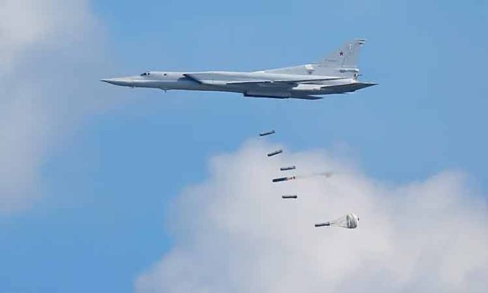 Ukraine says shot down Russian bomber with missiles