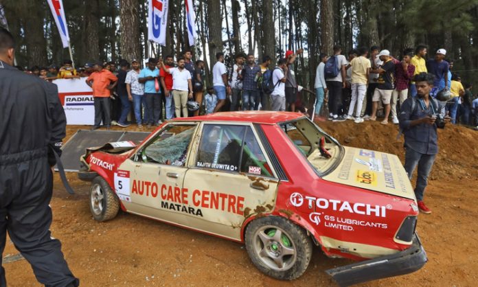 Seven people ends life as racing car veers off track in Sri Lanka
