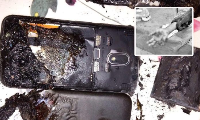 Cell phone blast in Andhra Pradesh