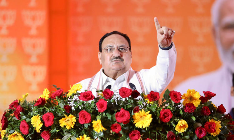 JP Nadda comments on Congress and BRS