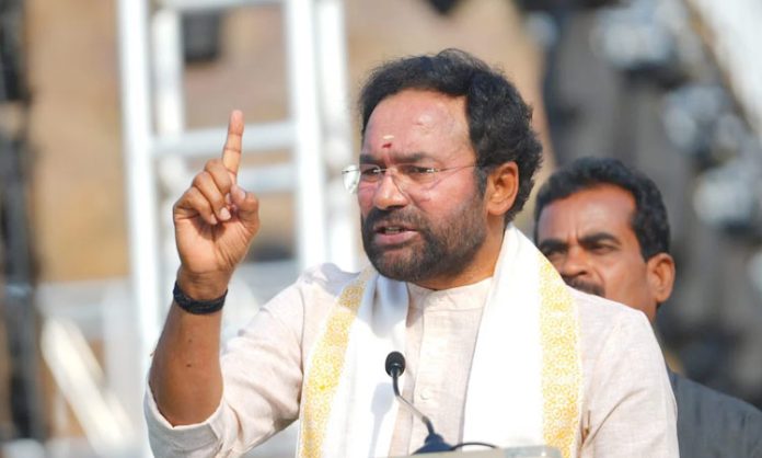 Kishan reddy comments on congress party