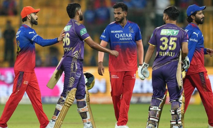 IPL 2024: KKR Set Target 223 Runs for RCB