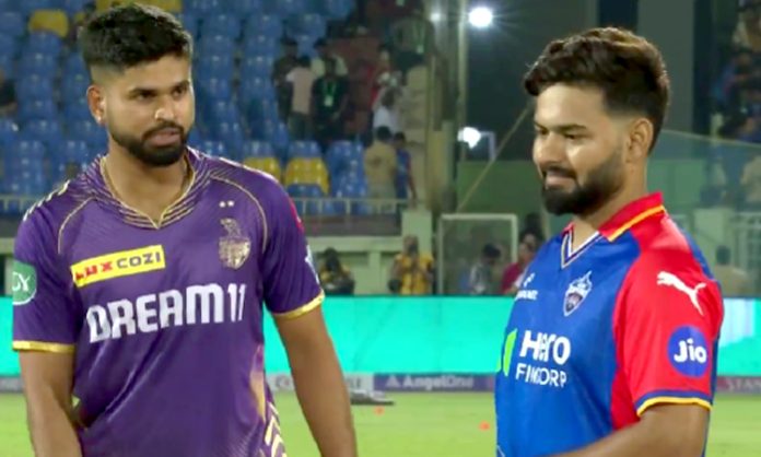 IPL 2024: KKR Opt Bat against DC