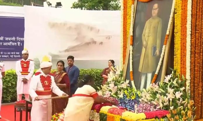 President and PM pay tribute to Dr BR Ambedkar